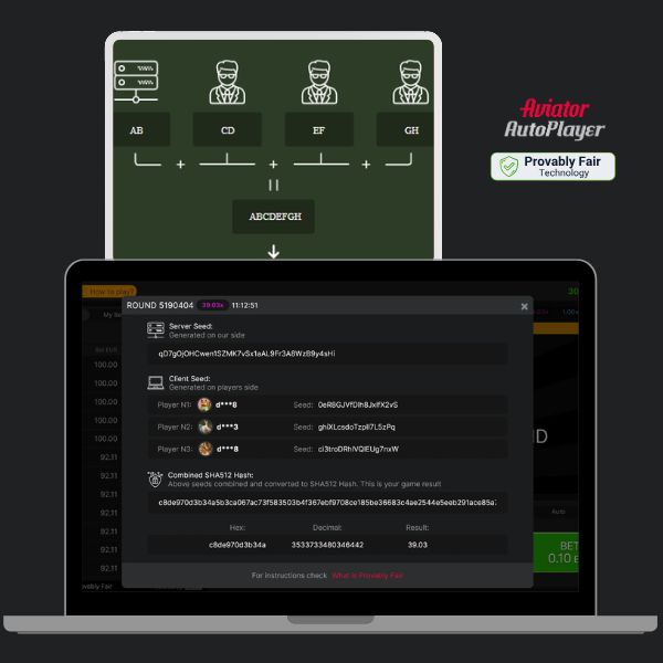 Provably Fair System in Aviator Game – Blockchain Verification Visual